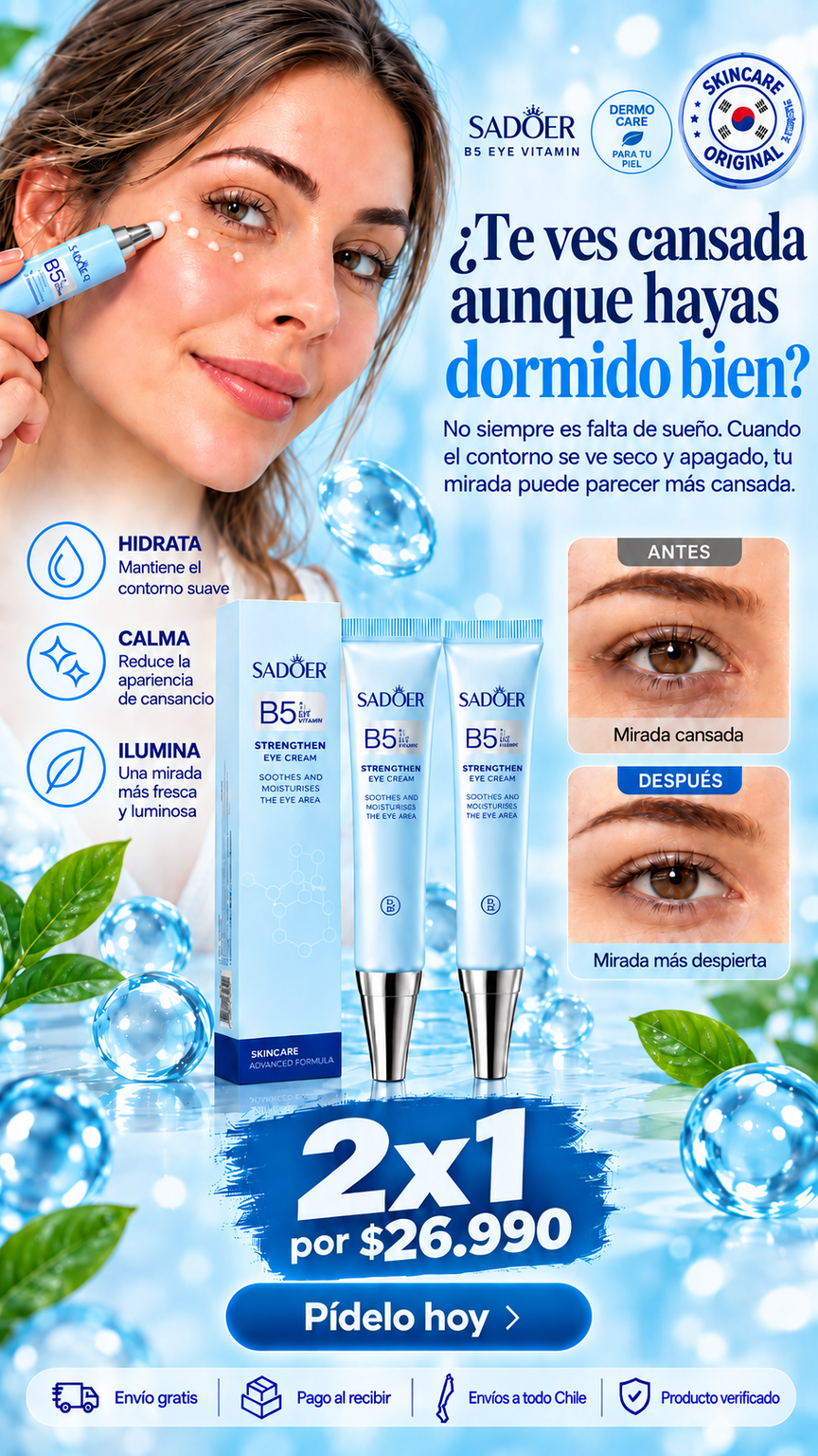 LumiEye B5 - Hidrata y despierta tu mirada Oferta